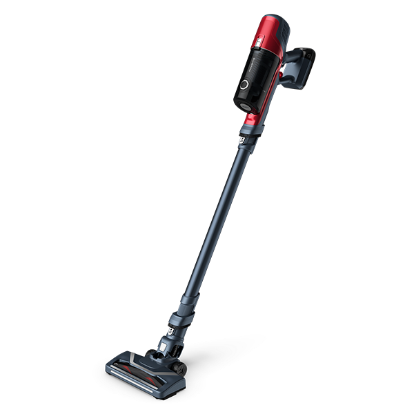 Aspirator vertical ROWENTA X-Pert 6.60 Animal Care RH6878WO, 0.55l, 18V, autonomie max 45 min, albastru inchis-rosu
