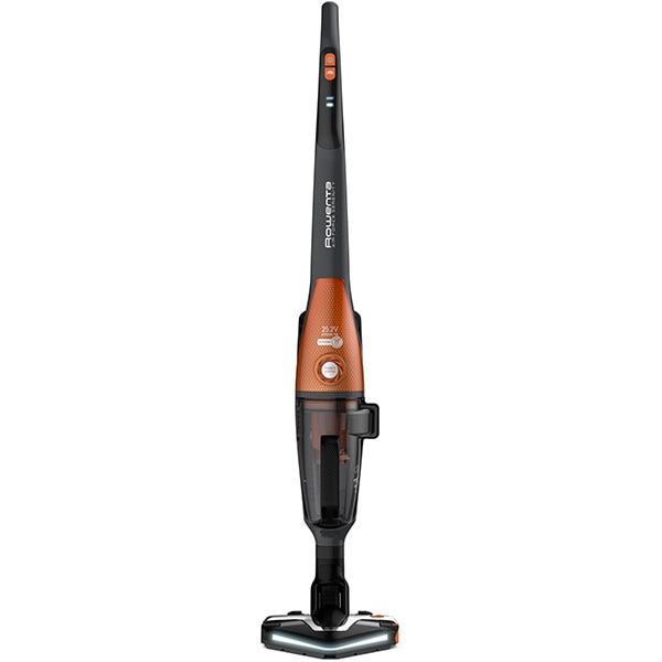 Aspirator vertical ROWENTA Air Force RH9174WO, 0.5l, 25.2V, autonomie max 70min, tehnologie ciclonica , portocaliu-negru
