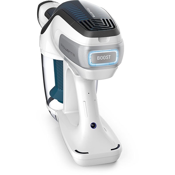 Aspirator vertical ROWENTA Air Force Flex 560 RH9471WO, 0.65l, 21.9V, autonomie max 35 min, tehnologie ciclonica, alb-albastru