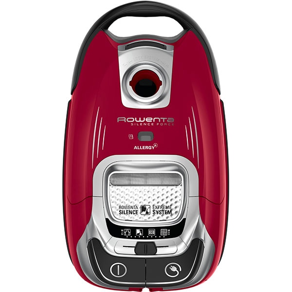 Aspirator cu sac ROWENTA Silence Force 5 RO7473EA, 4.5l, 400W, 58dB, rosu-argintiu