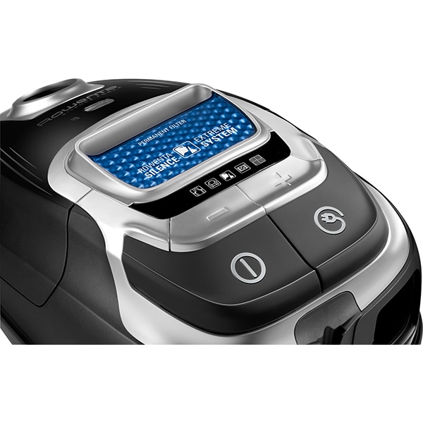 Aspirator cu sac ROWENTA Silence Force Facelift RO7485EA, 4.5l, 400W, 66dB, negru-albastru