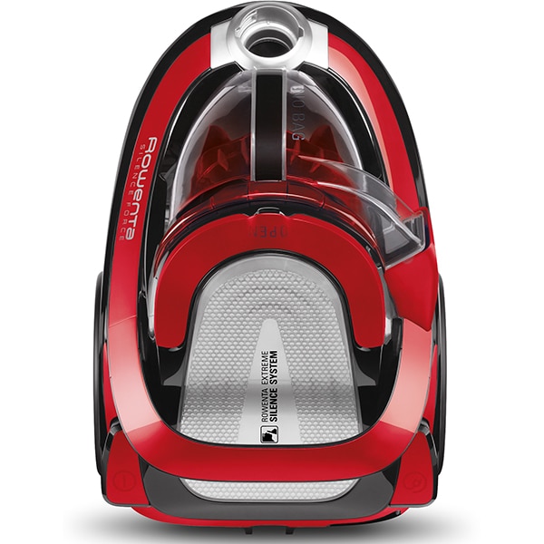 Aspirator fara sac ROWENTA Silence Force Cyclonic RO7643EA, 2.5l, 550W, 67db, rosu-negru