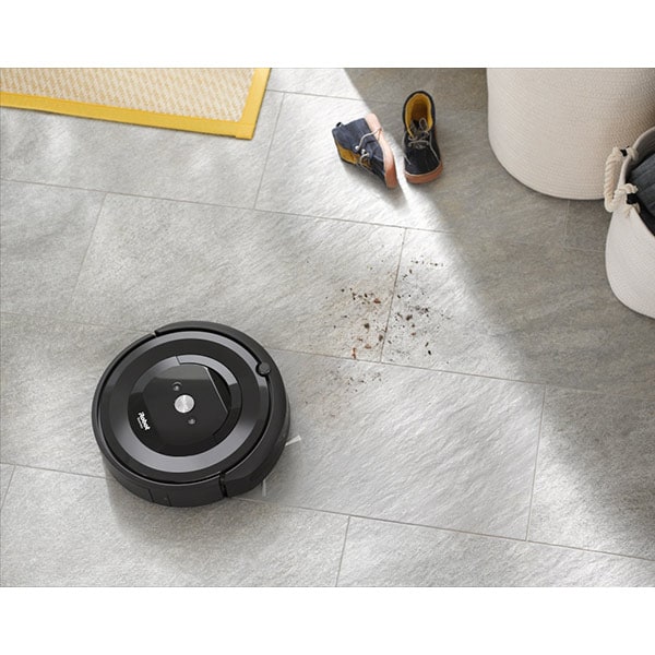 Aspirator robot IROBOT Roomba E5, Navigatie iAdapt, 0.5l, negru