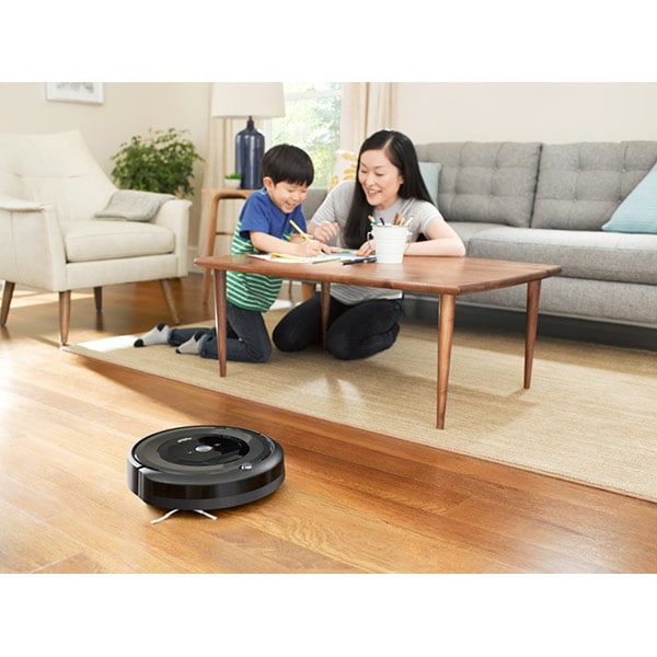 Aspirator robot IROBOT Roomba E5, Navigatie iAdapt, 0.5l, negru