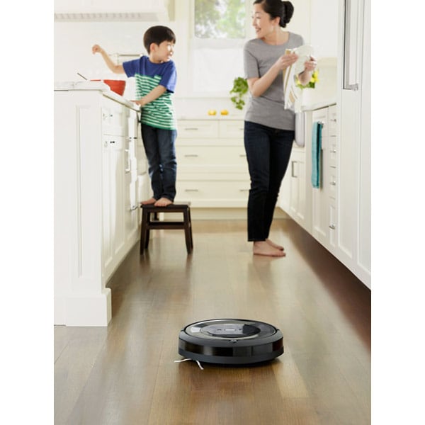 Aspirator robot IROBOT Roomba E5, Navigatie iAdapt, 0.5l, negru