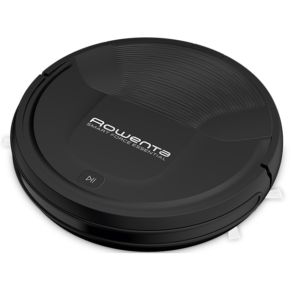 Aspirator robot ROWENTA Smart Force Essential RR6925WH, 0.25l, autonomie max 150 min, Wi-Fi, 3 functii curatae, negru