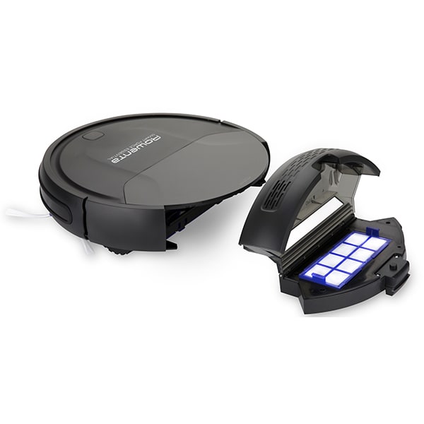 Aspirator robot ROWENTA Smart Force Essential RR6925WH, 0.25l, autonomie max 150 min, Wi-Fi, 3 functii curatae, negru