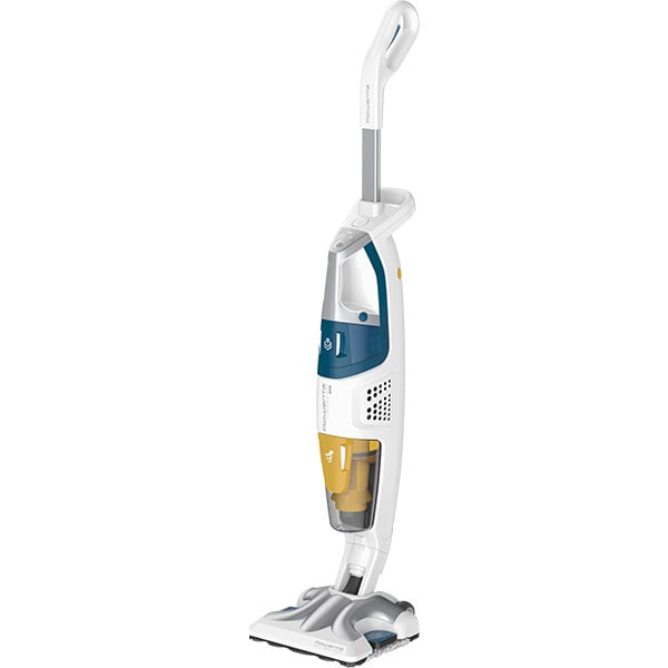 Aspirator vertical cu abur ROWENTA Clean&Steam Multi RY8561WH, 0.5l, 1700W, tehnologie ciclonica, alb-albastru