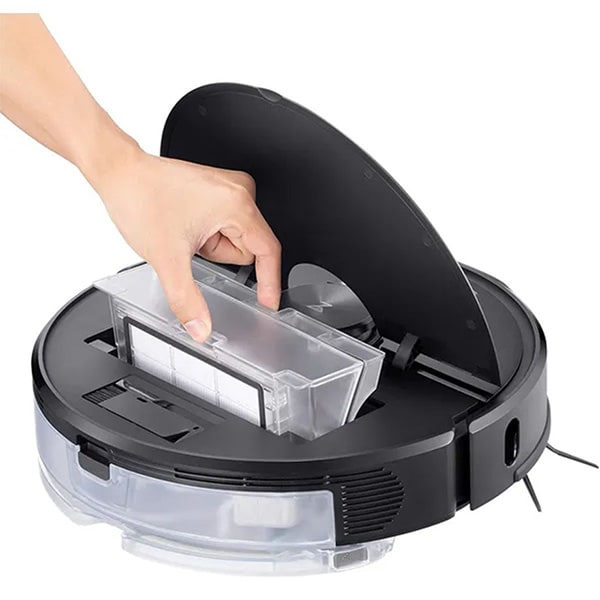 Aspirator robot ROBOROCK S6MAXV, 0.46l, 14.4V, autonomie max 150 min, Wi-Fi, functie mop, negru