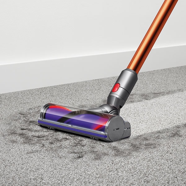 Aspirator vertical DYSON V10 Absolute, 0.76l, autonomie max 60 min, Point&Shoot, portocaliu-argintiu 