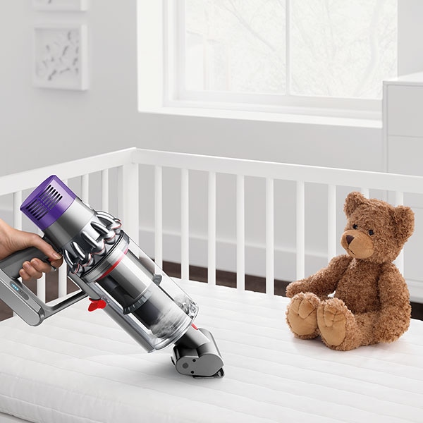 Aspirator vertical DYSON V10 Absolute, 0.76l, autonomie max 60 min, Point&Shoot, portocaliu-argintiu 