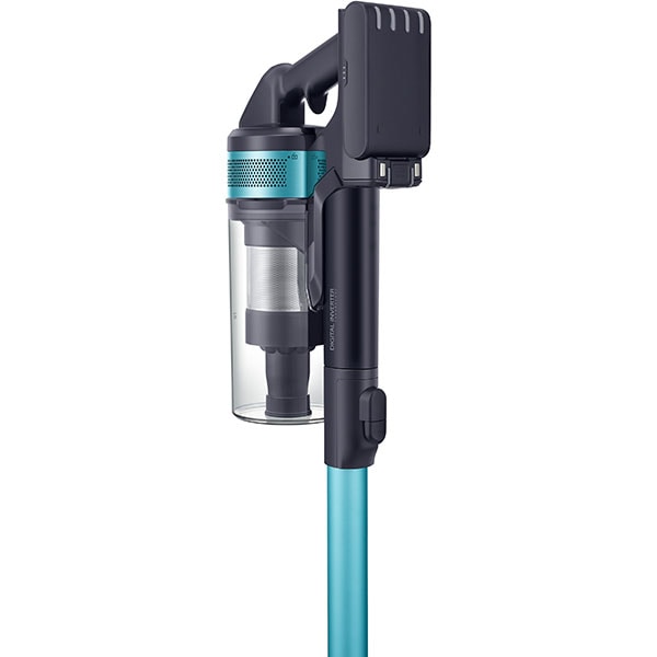 Aspirator vertical SAMSUNG Jet 60 Turbo VS15A6031R1/GE, 0.8l, 21.6V, autonomie max 40 min, albastru-negru