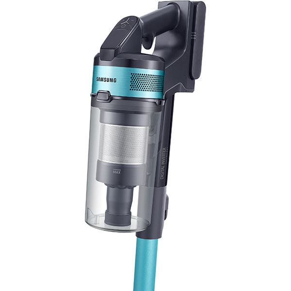 Aspirator vertical SAMSUNG Jet 60 Turbo VS15A6031R1/GE, 0.8l, 21.6V, autonomie max 40 min, albastru-negru