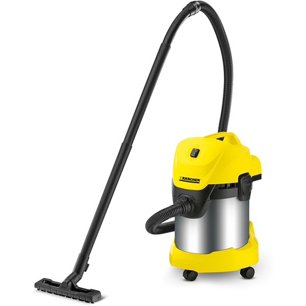 Aspirator multifunctional KARCHER WD 3 Premium 1629840, 17l, 1000W, galben-negru