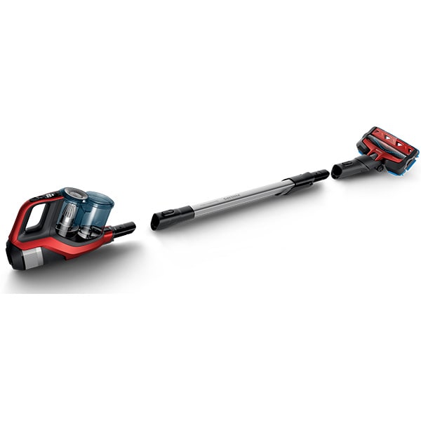 Aspirator vertical PHILIPS SpeedPro Max XC7043/01, 0.6l, 25.2V, autonomie max 65 min, rosu-negru