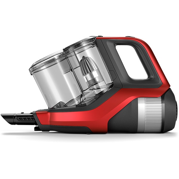 Aspirator vertical PHILIPS SpeedPro Max XC7043/01, 0.6l, 25.2V, autonomie max 65 min, rosu-negru