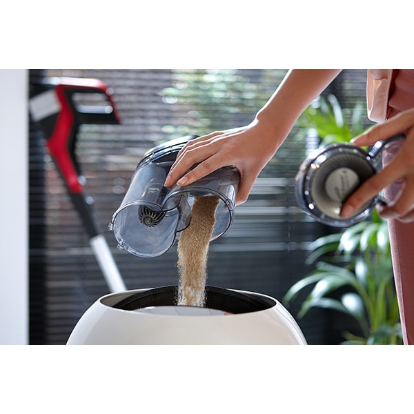 Aspirator vertical PHILIPS SpeedPro Max XC7043/01, 0.6l, 25.2V, autonomie max 65 min, rosu-negru