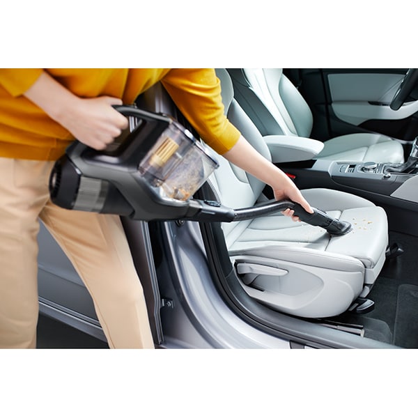 Aspirator vertical PHILIPS Aqua Plus XC8349/01, 0.6l, 25.2V, autonomie max 80 min, gri inchis