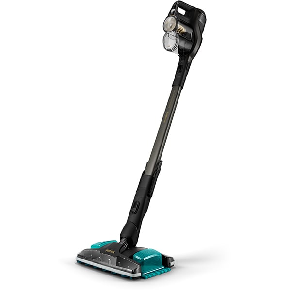 Aspirator vertical PHILIPS Aqua Plus XC8349/01, 0.6l, 25.2V, autonomie max 80 min, gri inchis