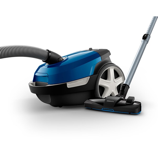 Aspirator cu sac PHILIPS Series 3000 XD3110/09, 3l, 650W, 79 dB, albastru-negru