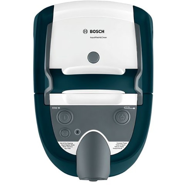 Aspirator cu spalare BOSCH AquaWash&Clean BWD41720, 5l, 1700W, alb-turcoaz