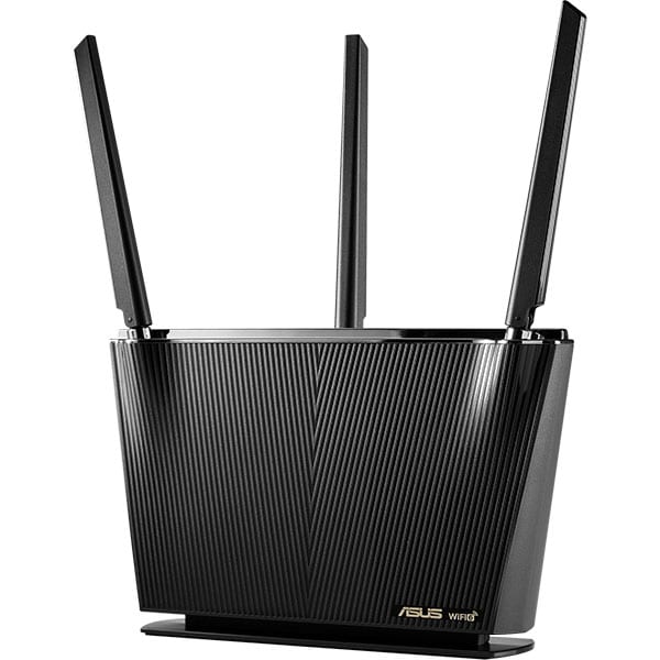 Router Wireless Gigabit ASUS RT-AX68U AX2700, Wi-Fi 6, Dual-Band 861 + 1802 Mbps, USB, negru