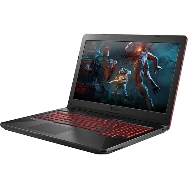 Laptop Gaming ASUS FX504GE-E4059, Intel Core i7-8750H pana la 4.1GHz, 15.6" Full HD, 8GB, SSHD 1TB, NVIDIA GeForce GTX 1050 Ti 4GB, Free Dos, Negru