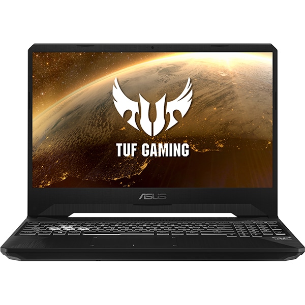 Laptop Gaming ASUS TUF FX505GT-HN098, Intel Core i5-9300H pana la 4.1GHz, 15.6" Full HD, 8GB, SSD 256GB + HDD 1TB, NVIDIAGeForceGTX1650 4GB, Free DOS, Stealth Black