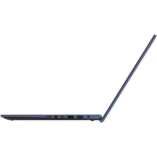 Laptop ASUS VivoBook 15 X512FJ-EJ526 Intel Core i5-10210U pana la 4.2GHz, 15.6" Full HD, 8GB, SSD 512GB, NVIDIA GeForce MX230 2GB, Free Dos, Peacock Blue