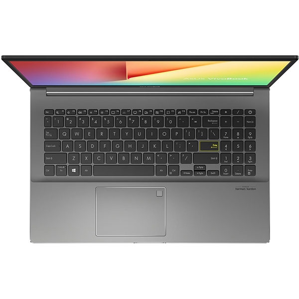 Laptop ASUS VivoBook S15 S533EA-BN102, Intel Core i5-1135G7 pana la 4.2GHz, 15.6" Full HD, 8GB, SSD 512GB, Intel Iris Xe Graphics, Free Dos, negru