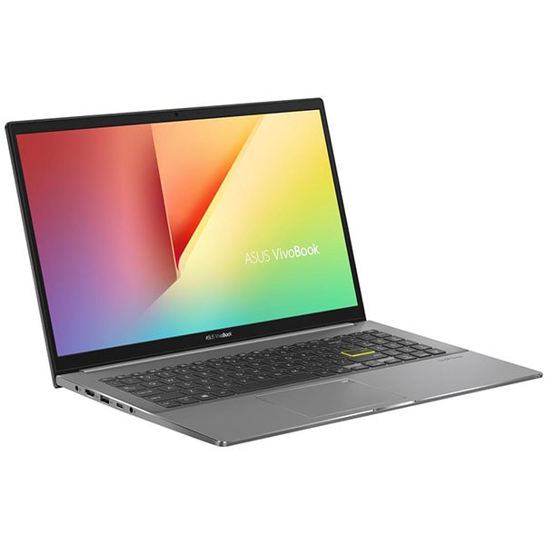 Laptop ASUS VivoBook S15 S533EA-BN102, Intel Core i5-1135G7 pana la 4.2GHz, 15.6" Full HD, 8GB, SSD 512GB, Intel Iris Xe Graphics, Free Dos, negru