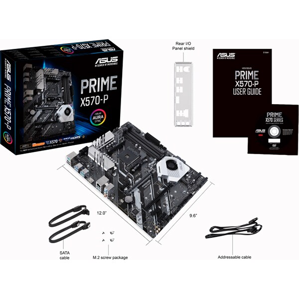 Placa de baza ASUS PRIME X570-P, Socket AM4, ATX