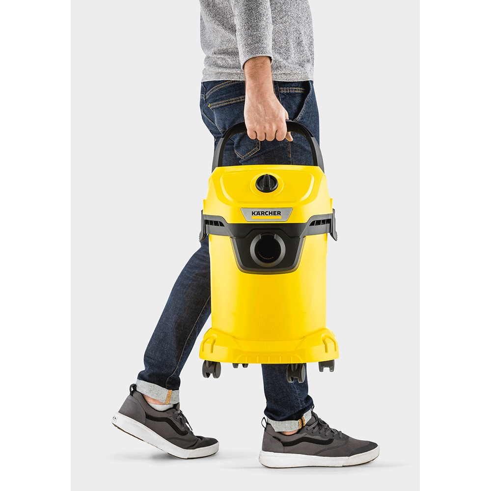 Aspirator cu sac KARCHER WD 3 V-17/4/20, 17l, 1000W, 75dB, galben-negru