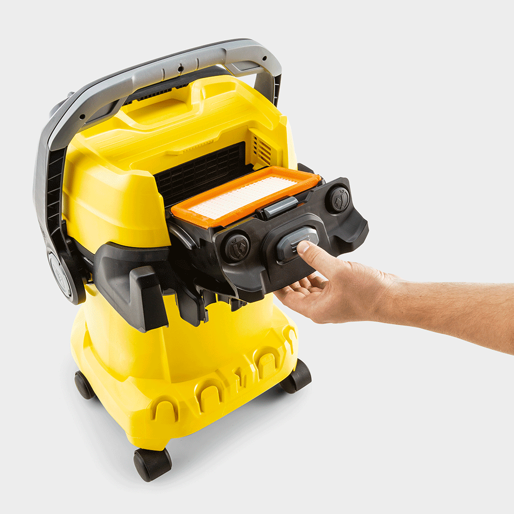 Aspirator fara sac KARCHER WD 5 V-25/5/22, 25l, 1000W, 71dB, galben