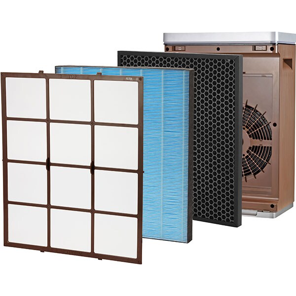 Purificator aer BEKO ATP8100, 3 trepte de viteza, Hepa, senzor de lumina, maro