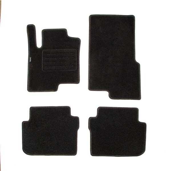 Set covorase auto PETEX Smart Forfour, 2004-2006, textil, 4 bucati
