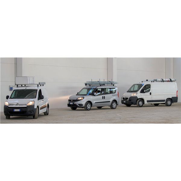 Bare transversale MENABO Professional, Renault Master III L1, L2 - H1, H2, 2010-Prezent, 165 cm