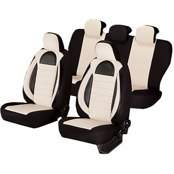 Set huse scaune UMBRELLA Racing 44489, bej