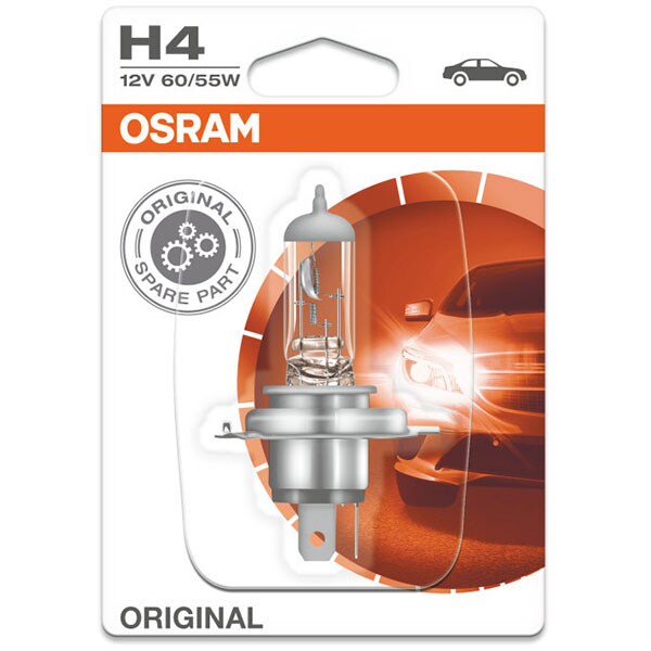 Bec auto OSRAM H4 Original 64193-01B, 12V, 60/55W, P43T