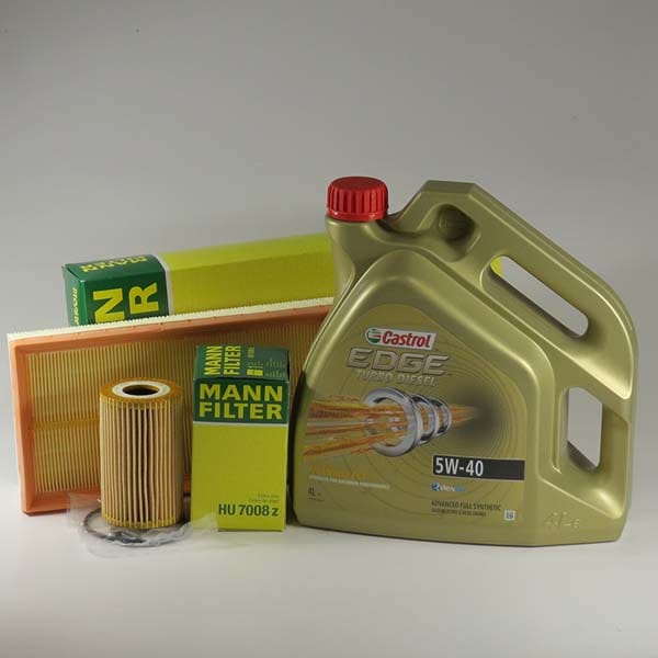 Kit schimb ulei CASTROL 5W40, Volkswagen Tiguan I, 2.0 TDI, 136-170CP, 2007-prezent