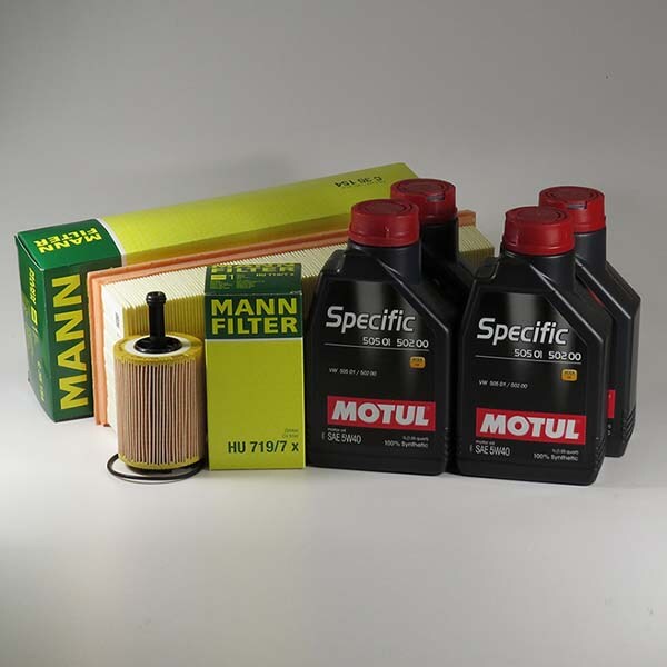 Kit schimb ulei MOTUL 5W40, Volkswagen Tiguan I, 2.0 TDI, 136-170CP, 2007-prezent