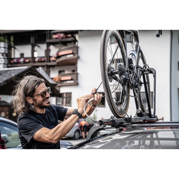 Suport bicicleta YAKIMA HighRoad Black, Prindere pe bare transversale, 1 bicicleta