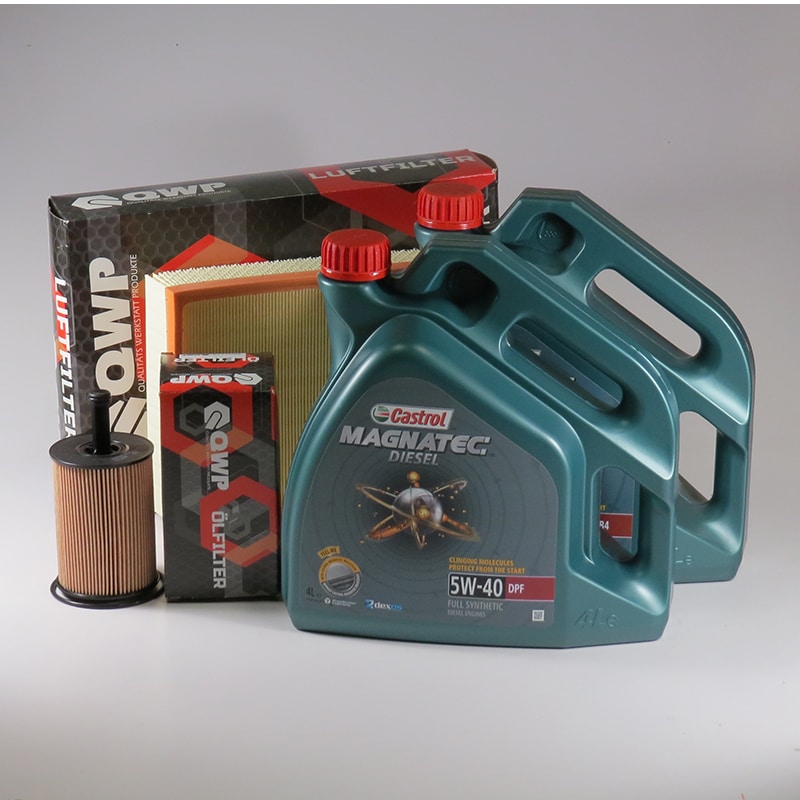 Kit schimb ulei CASTROL Magnatec 5W40, Volkswagen Transporter T5, 2.5 TDI, 130-174CP, 2003-2009