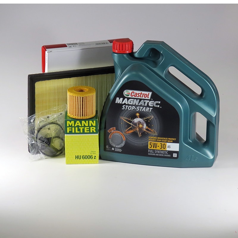 Kit schimb ulei CASTROL Magnatec 5W30, Toyota Auris 1 Hybrid, 1.8i, 99CP, 2010-2012