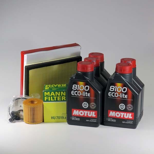 Kit schimb ulei MOTUL 8100 Eco-Lite 0W20, Toyota RAV4 Hybrid, 2.5, 197CP, 2015-prezent