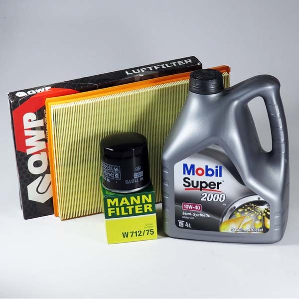 Kit schimb ulei MOBIL Super 2000 10W40, Opel Astra F 1.4, 82CP, 1991-2001