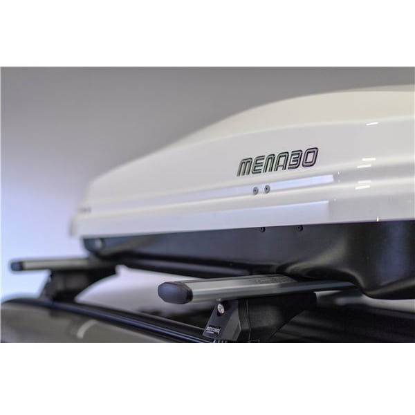 Cutie portbagaj MENABO Diamond Duo 450, 450l, alb
