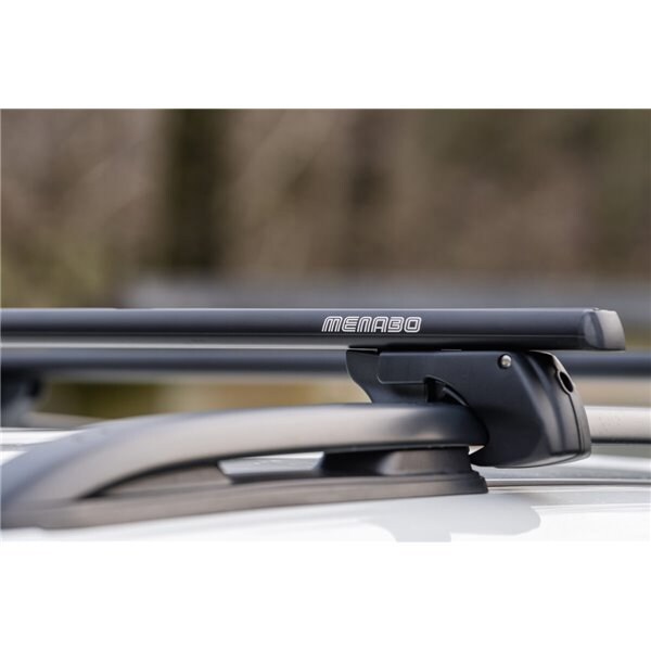 Bare transversale MENABO Sherman Black, BMW Serie 3 (E91) Touring, 2005-2012, 120 cm