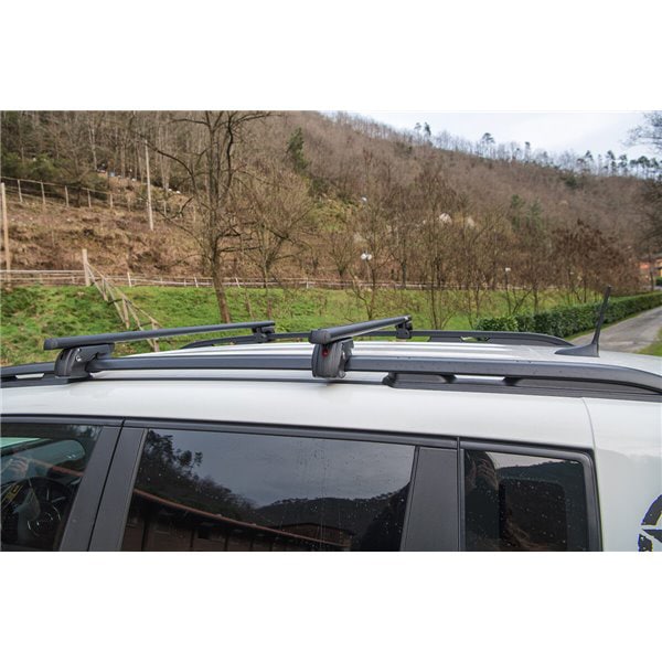 Bare transversale MENABO Sherman Black, Peugeot 405 Station Wagon, 1988-1996, 120 cm