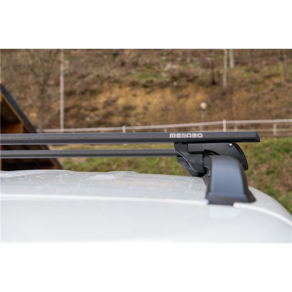 Bare transversale MENABO Sherman Black, Volkswagen Suran (5Z), 2005-2011, 120 cm